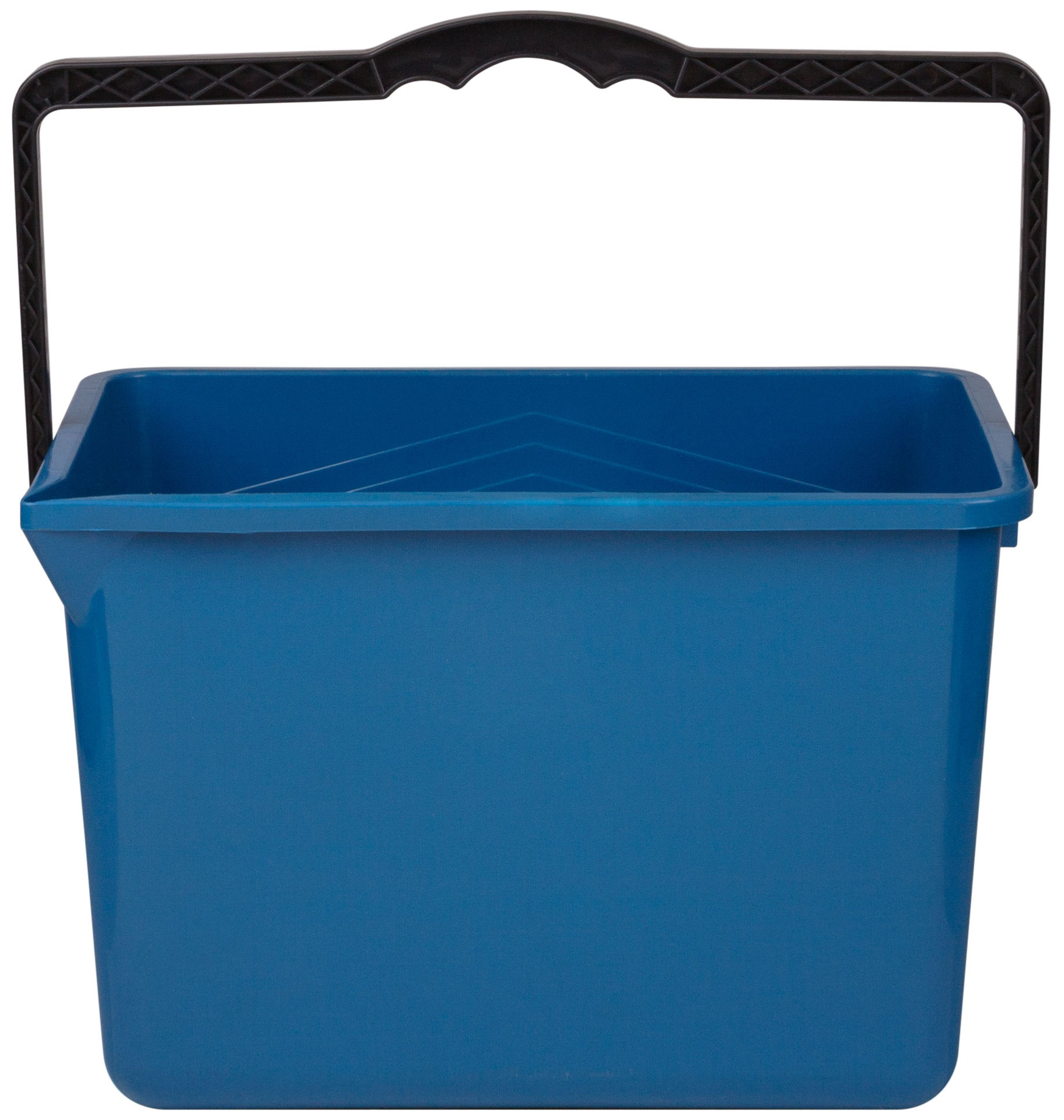 Ведро для краски, пластиковая ручка 8 л синее (04023)