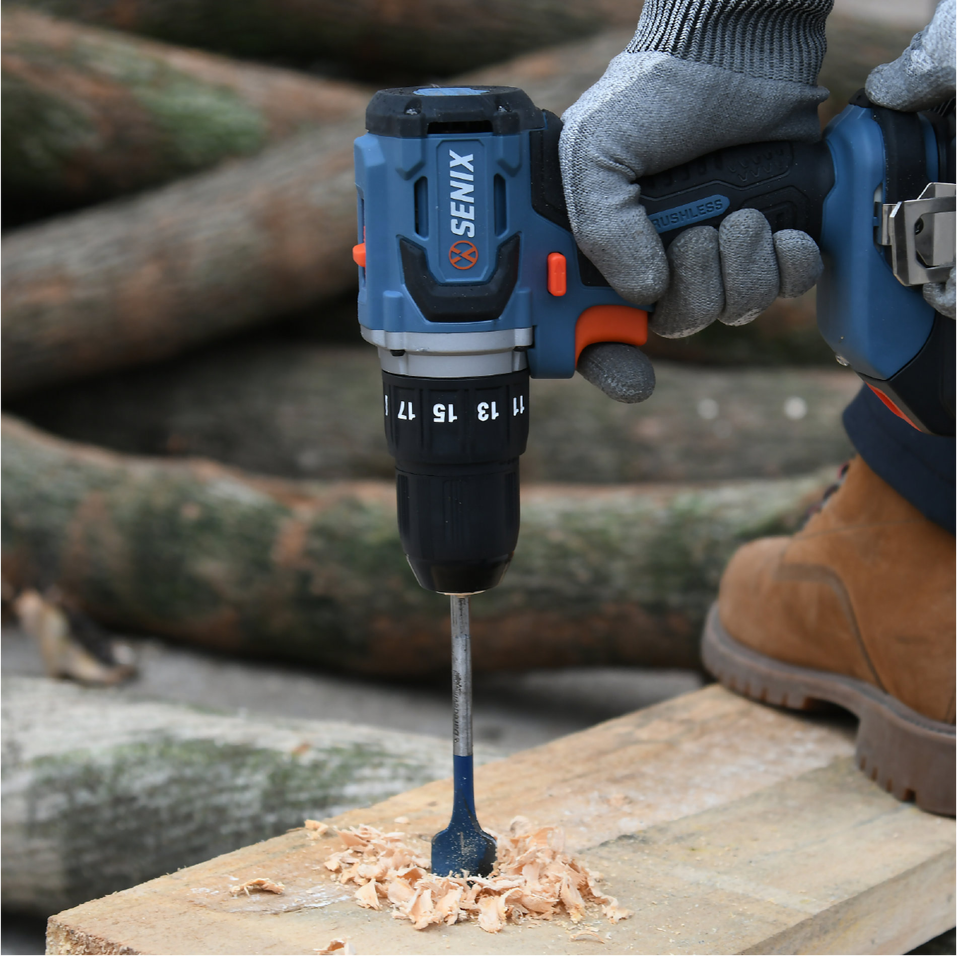 Дрель-шуруповерт, 60 Нм, 1х4Ач, ЗУ, кейс X2 20В