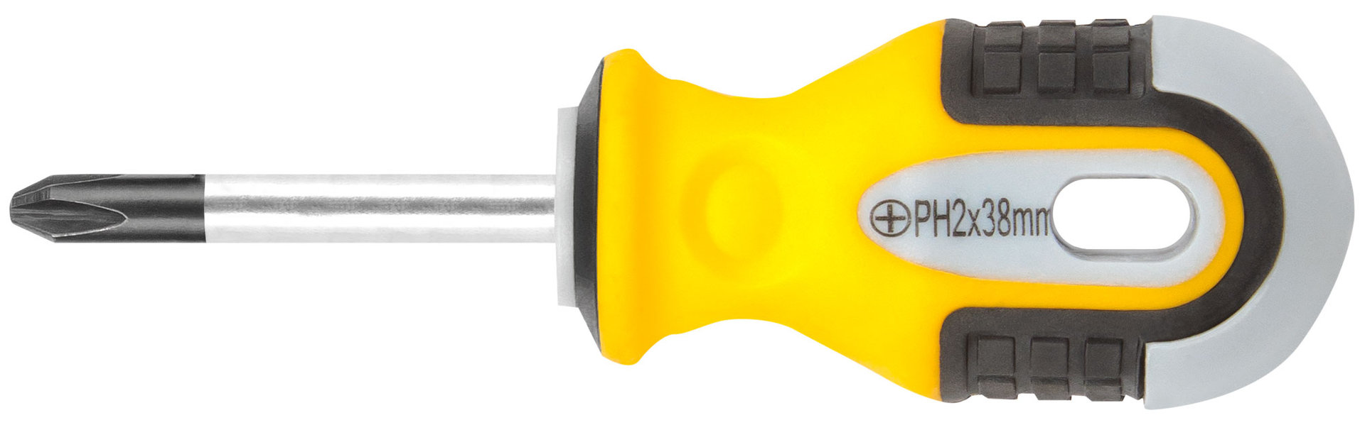 Отвертка Старт, CrV сталь, прорезиненная ручка 6х38 мм РН2 (55176)