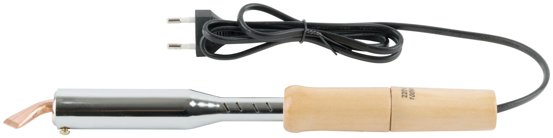 Паяльник деревянная ручка 100 Вт (60471М)