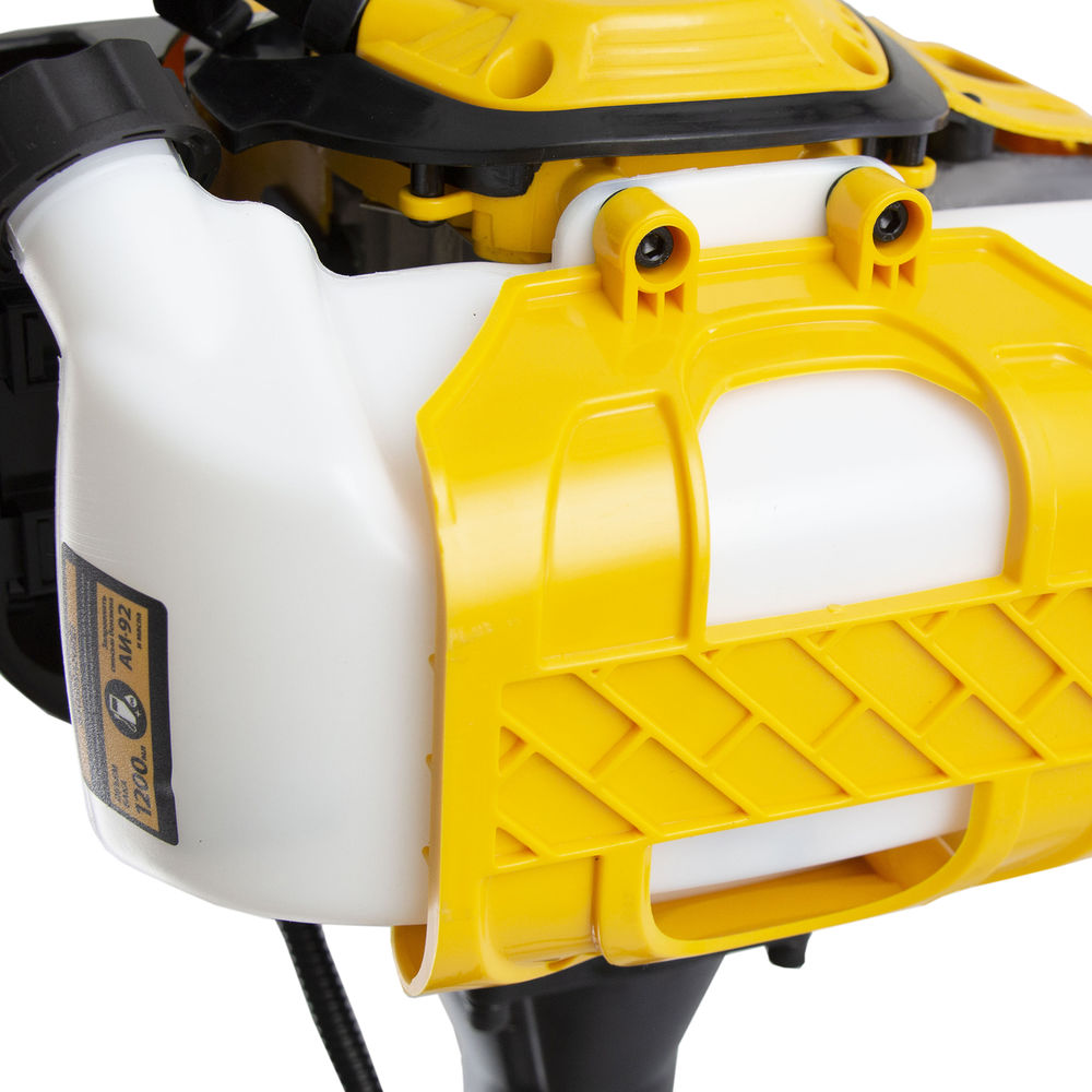 Триммер бензиновый DTL-52, 52 см3, неразъемная штанга, состоит из 2 частей Denzel (96265)