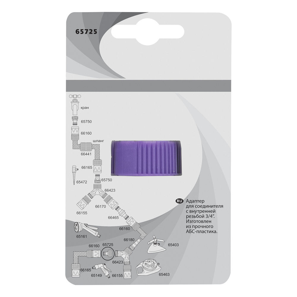 Адаптер пластмассовый, 3/4, внутренняя резьба Palisad (65725)