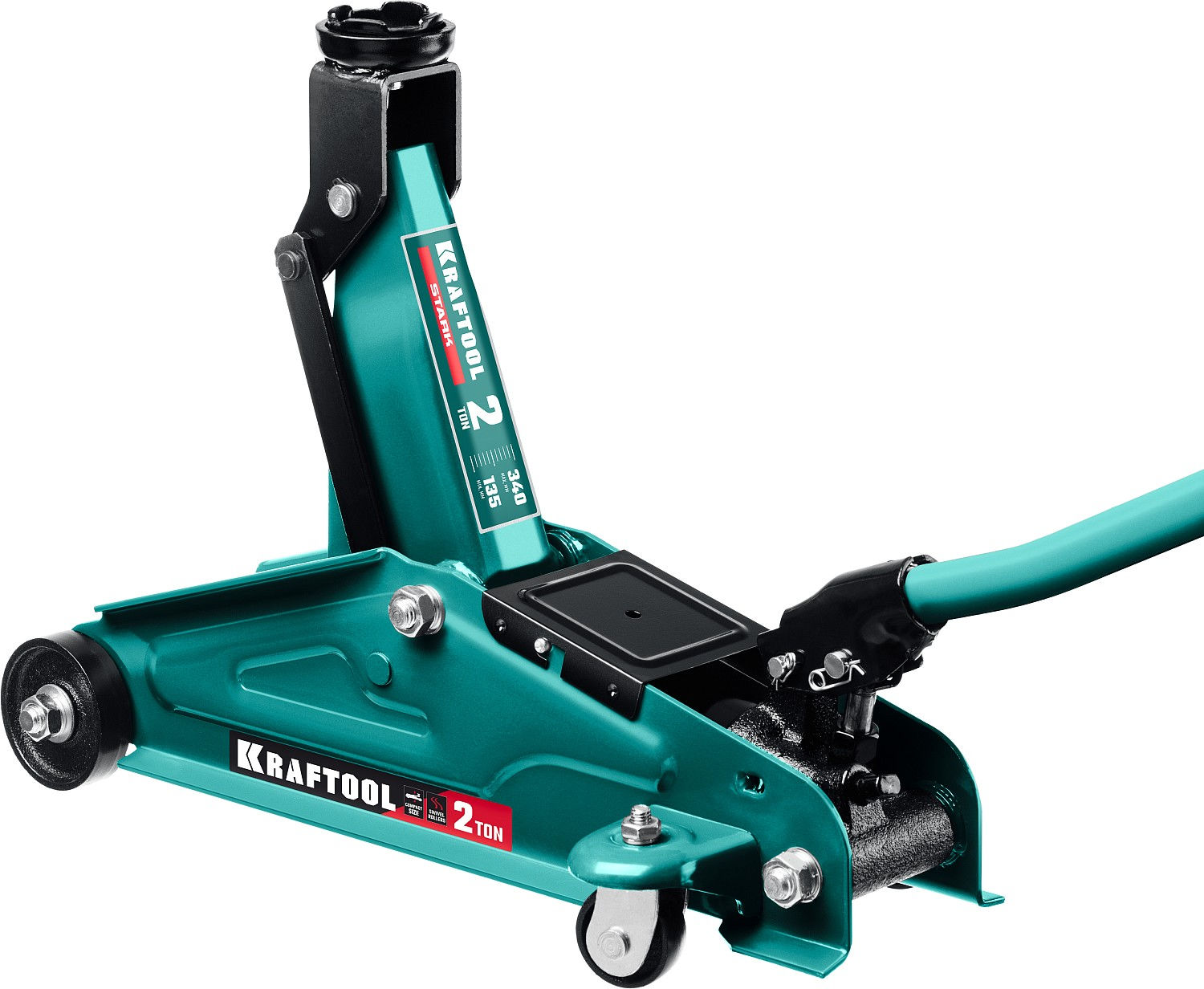Домкрат подкатной 2 т, 135 - 340 мм для легковых а/м STARK KRAFTOOL 43453-2