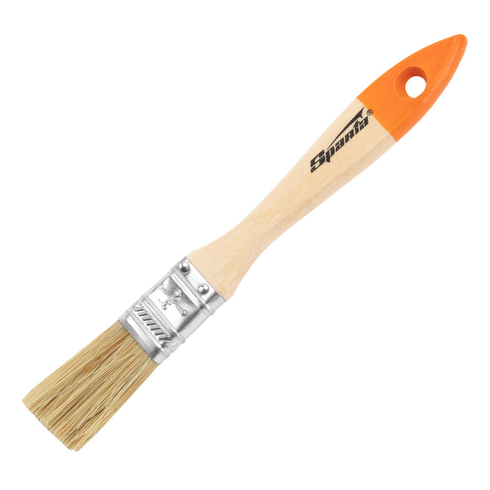 Кисть плоская Slimline 3/4 (20 мм) натуральная щетина, деревянная ручка Sparta (824155)