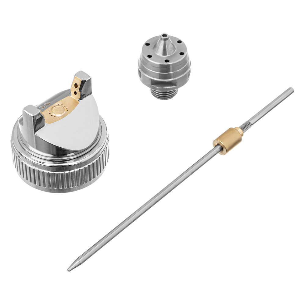 Комплект для краскораспылителя 57319 : сопло 2 мм, игла, форсунка Matrix (57386)