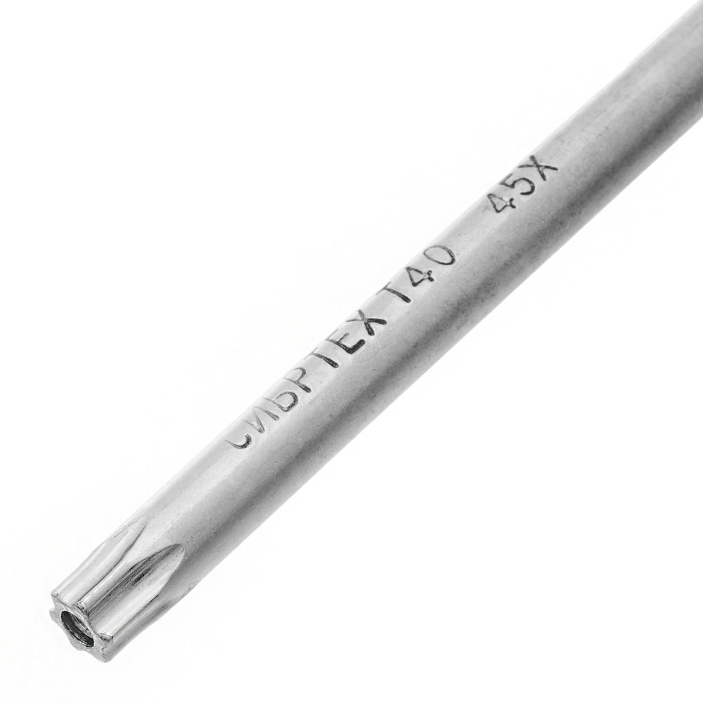 Набор ключей имбусовых Tamper-Torx , 9 шт: ТT10-ТT50.45x, закаленные, короткие, никель Сибртех