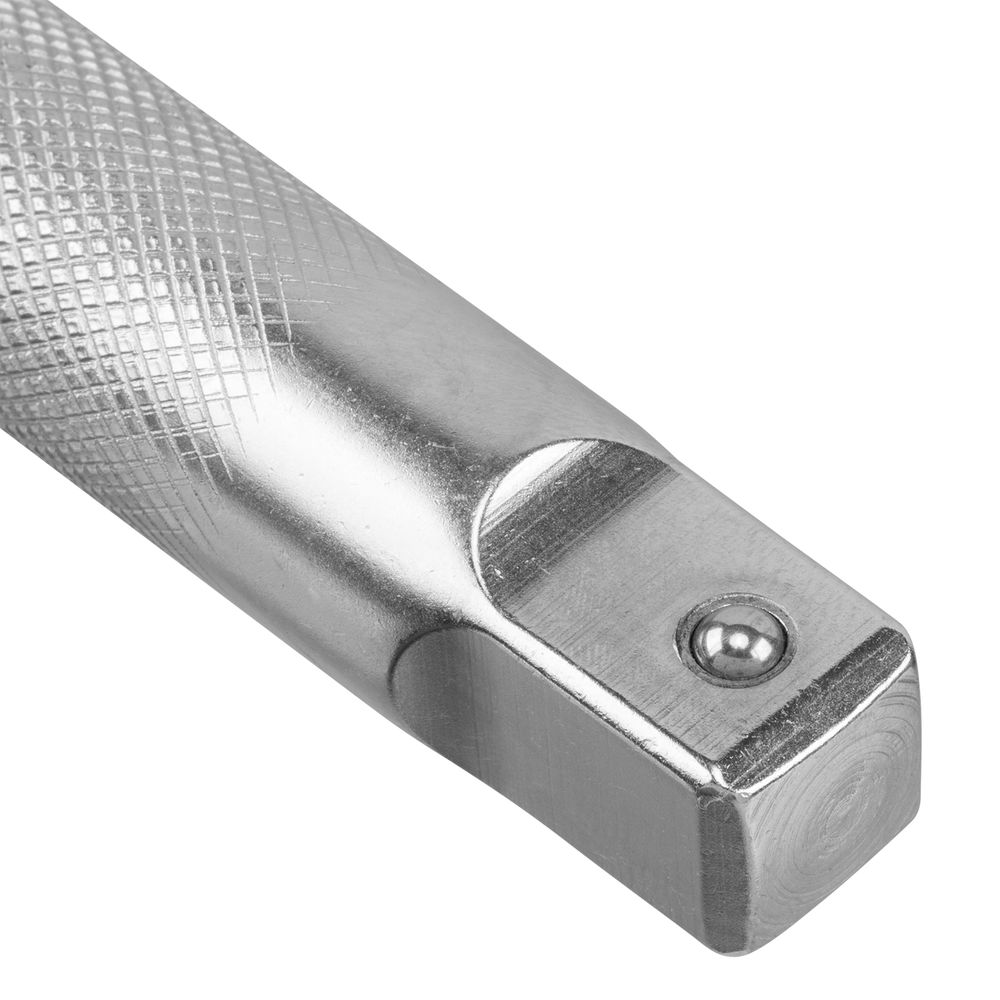 Вороток Г-образный, 450*150 мм, квадрат 3/4, CrV, матовый хром Denzel