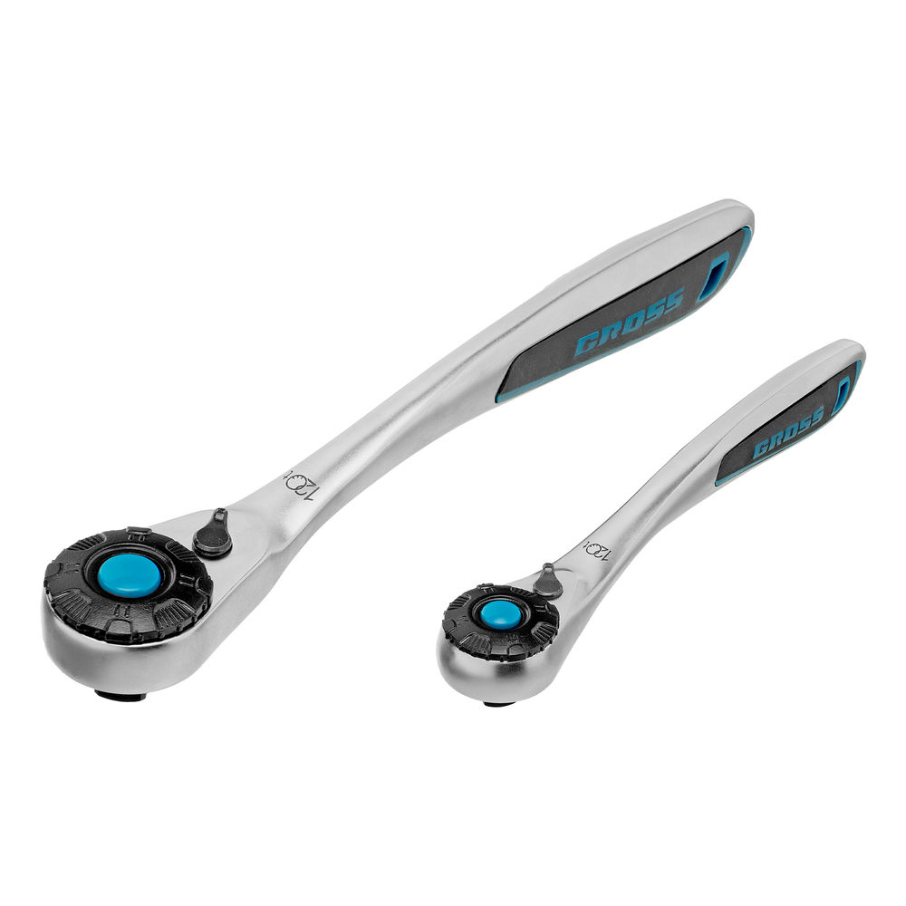 Набор инструментов, 1/4, 1/2, CrV, 120 зубьев, 76 предметов Gross