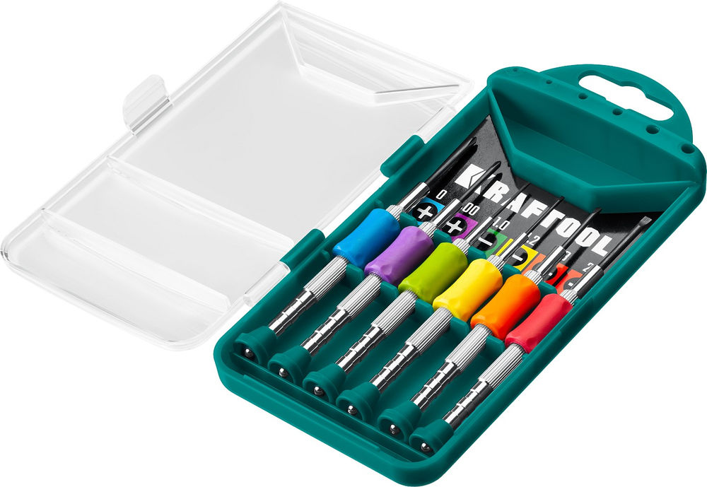 Отвертка для точных работ Precision-6, 6 предм. KRAFTOOL 25679