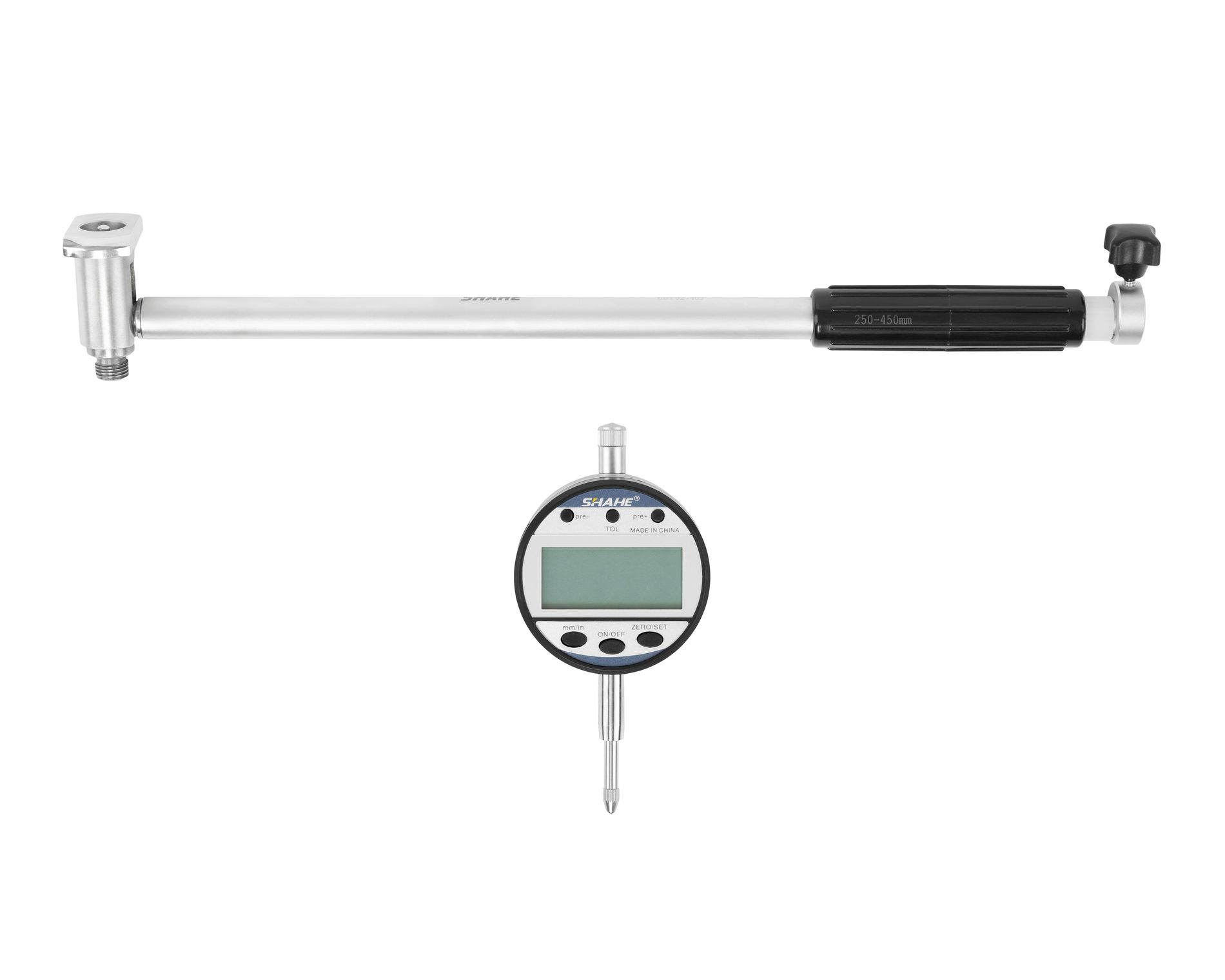 Нутромер индикаторный электронный НИЦ 250-450 0.01 (ГРСИ №85113-22) SHAHE