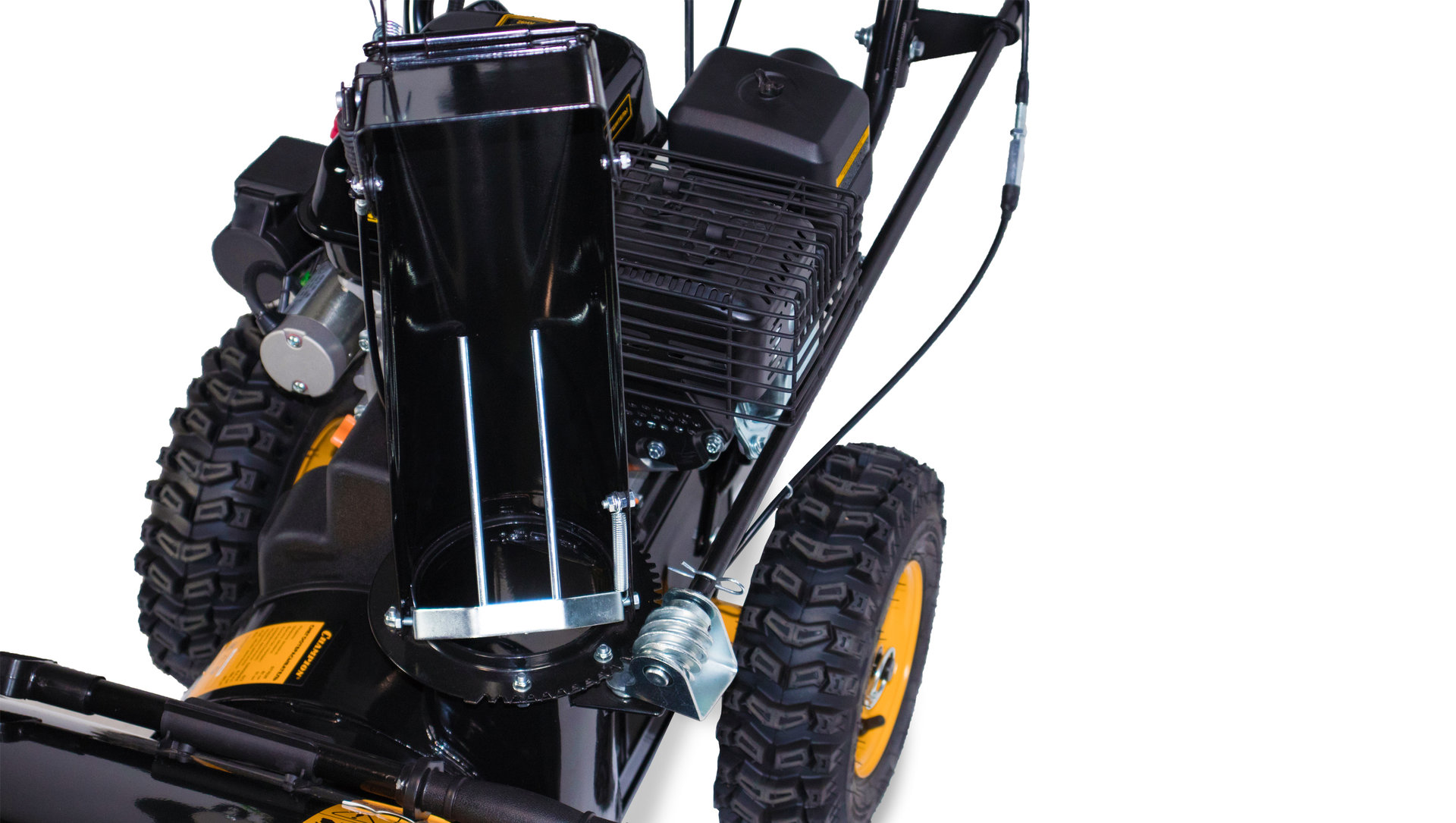 Снегоотбрасыватель CHAMPION ST762E (6,5лс 61см 6F/2R колеса 3,6л 80кг эл.стартер, фара) (ST762E)