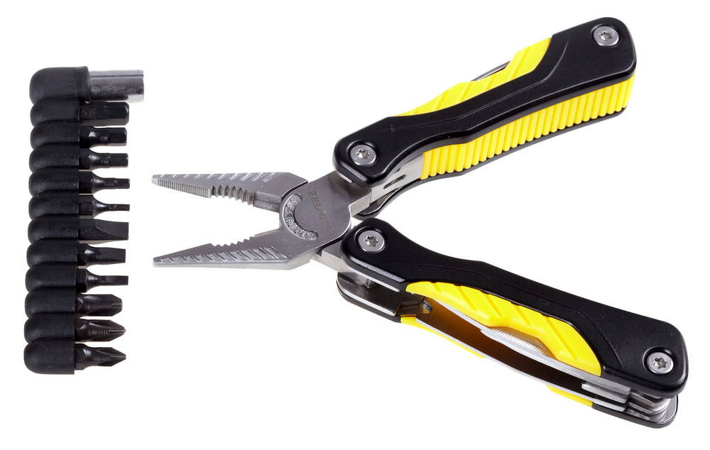 Мультитул 11 в 1 облегчённая модель с набором бит нейлоновый чехол 98мм PROFESSIONAL STAYER 22850