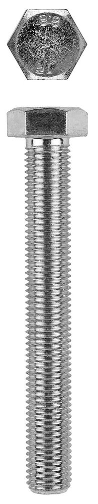 Болт 20х60 мм DIN 933, кл. пр. 8.8, цинк, 10 шт KRAFTOOL 303074-20-060
