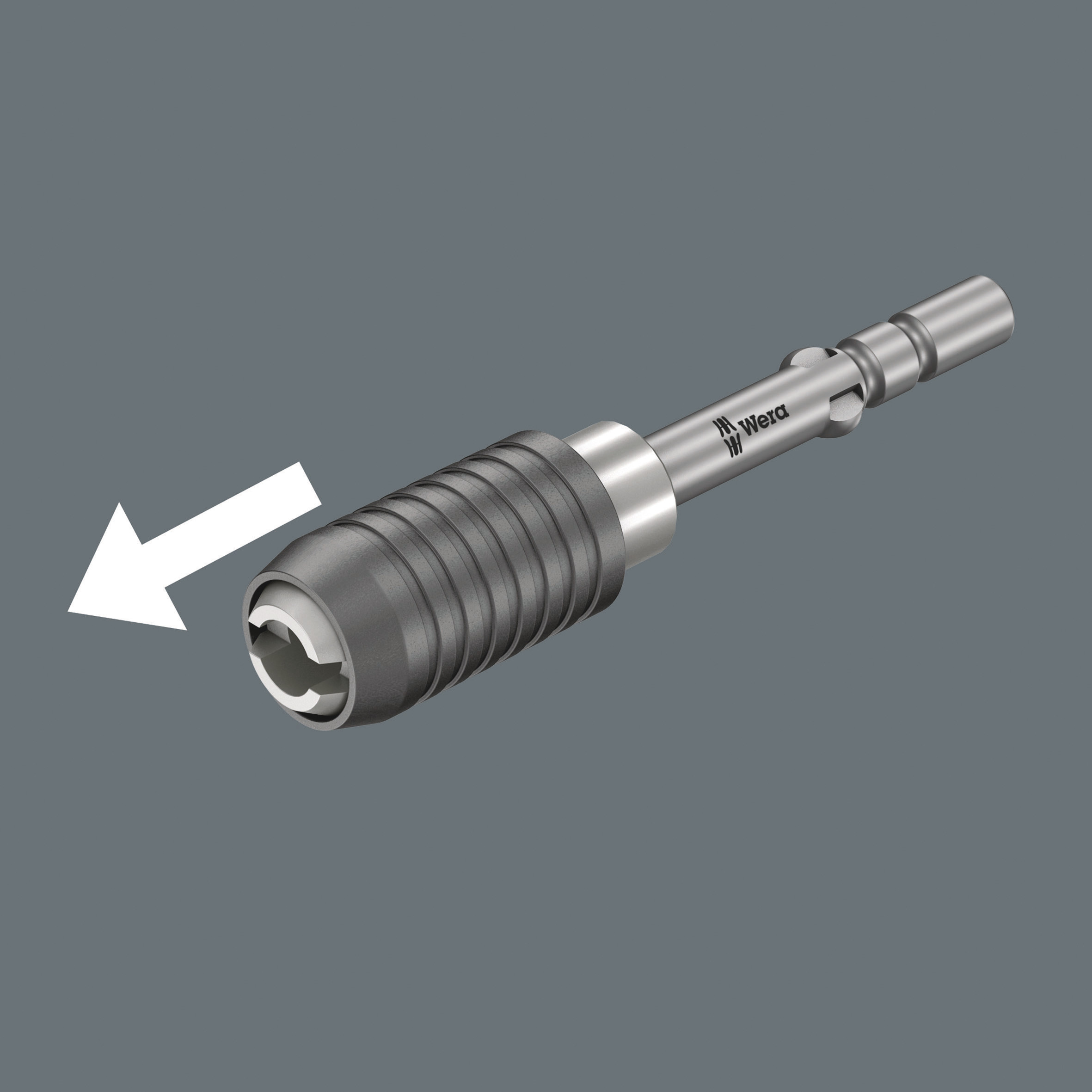 Битодержатель универсальный быстросъёмный 50 мм 4 мм HIOS для бит 4 мм Halfmoon / HIOS серия 898/21/9-21 Wera WE-051502