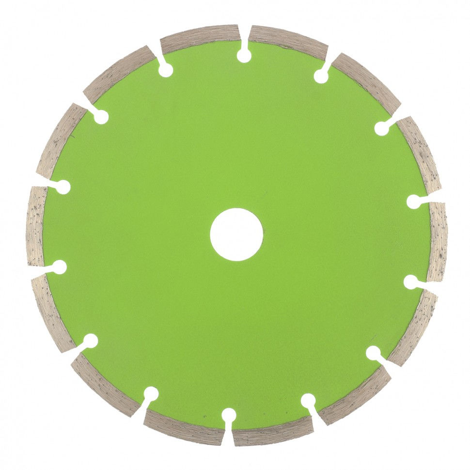 Диск алмазный, отрезной сегментный, 180 х 22.2 мм, сухая резка Сибртех (731037)