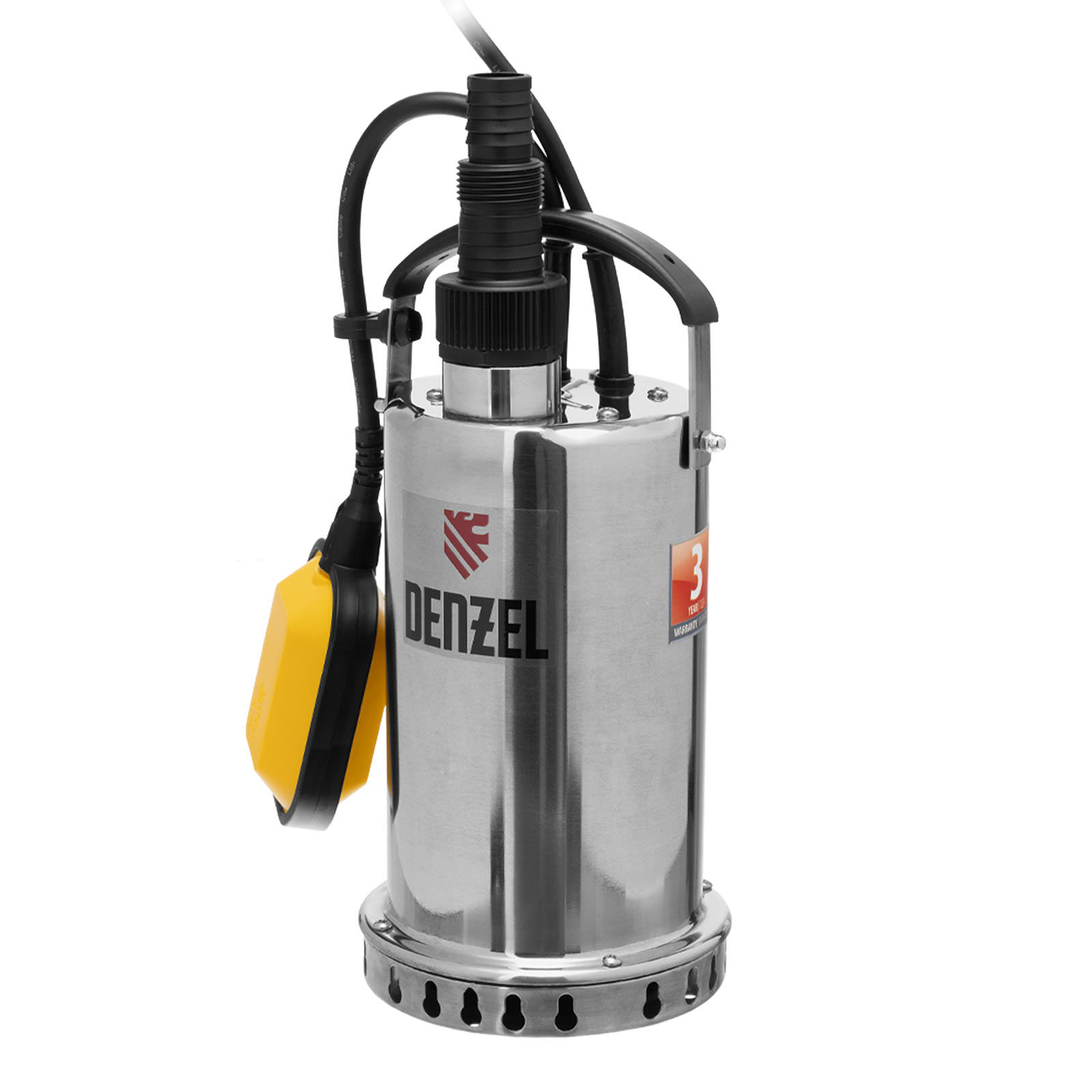 Дренажный насос DP600X, 600 Вт, подъем 7.5 м, 8500 л/ч Denzel (97220)