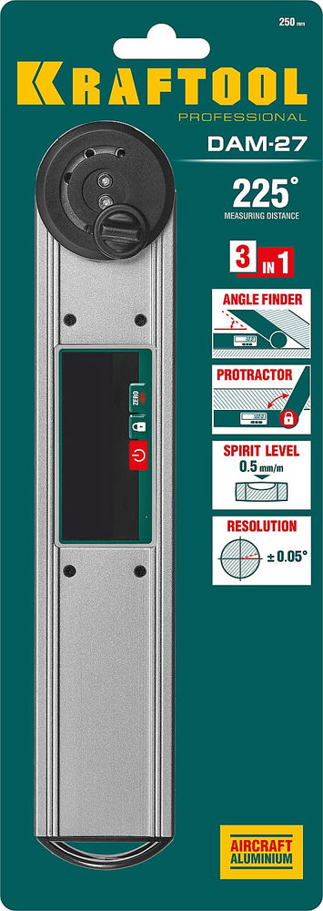 Угломер электронный 250 мм DAM-27 KRAFTOOL 34684