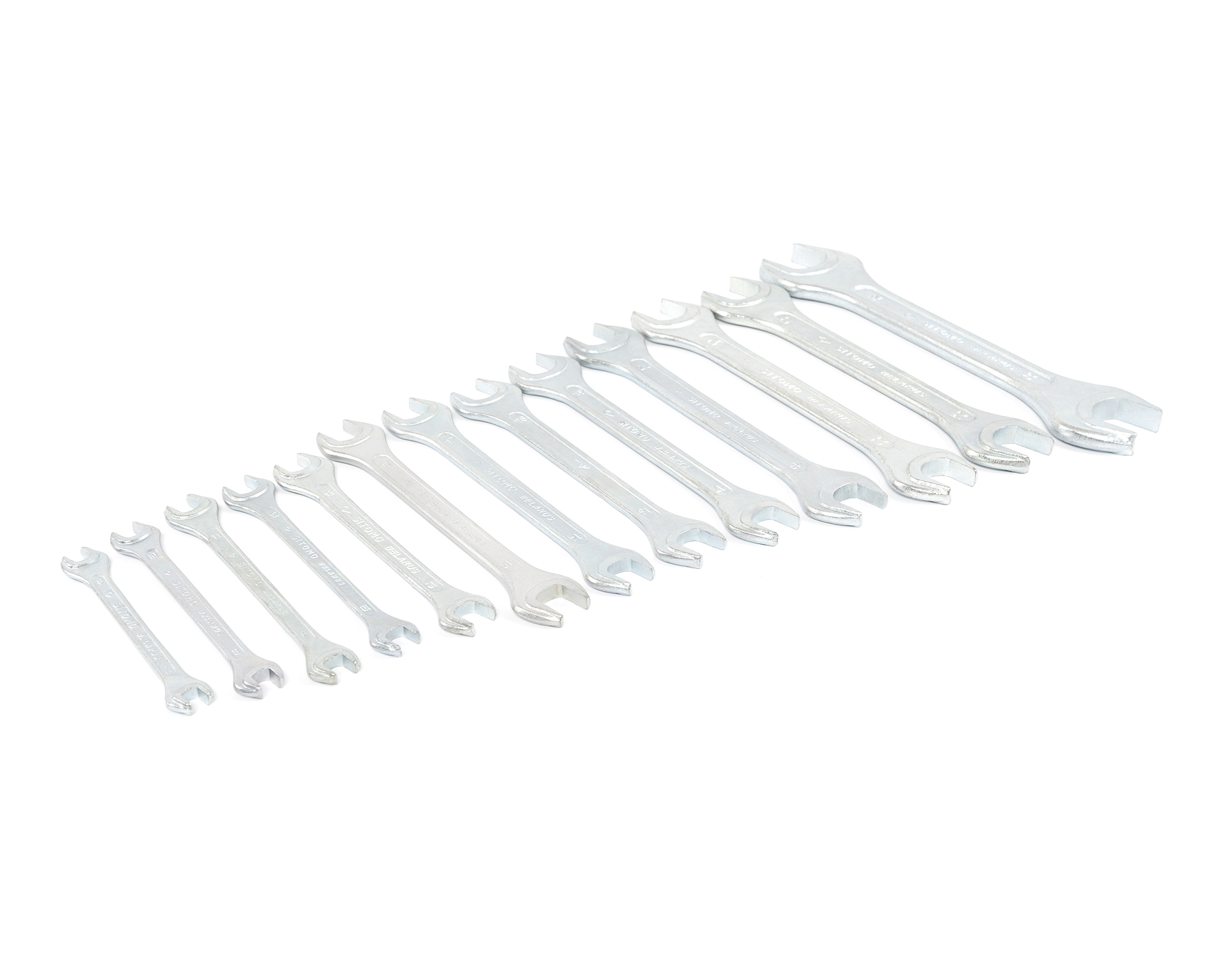 Набор ключей гаечных рожковых двусторонних 13 шт. (7-32) вак.уп. SITOMO BELARUS