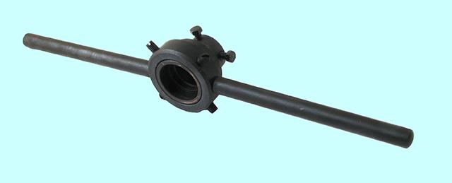 Плашкодержатель d 45/55мм (М16-М24, G1/2- G3/4) двухстор. с направляющей