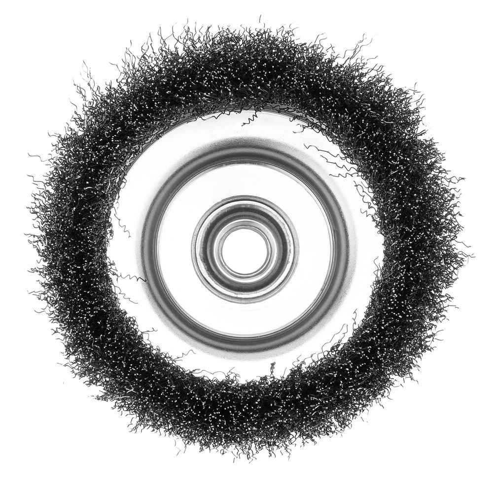 Щетка для УШМ, 125 мм, М14, чашка, витая проволока Сибртех (746067)