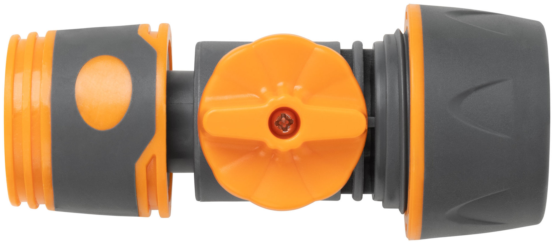 Соединитель двухкомпонентный 3/4 с запорным клапаном (77758)