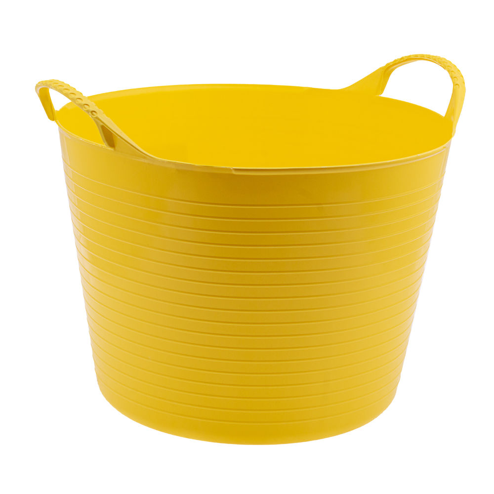 Ведро гибкое сверхпрочное, 40 л, желтое, Сибртех (67507)