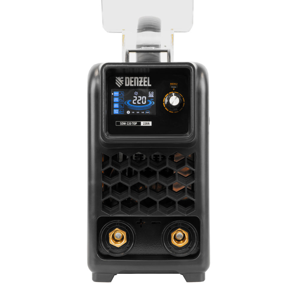 Аппарат инвертор. дуговой сварки SDM-220 Top, 220 А, ПВ 60% Denzel (94357)