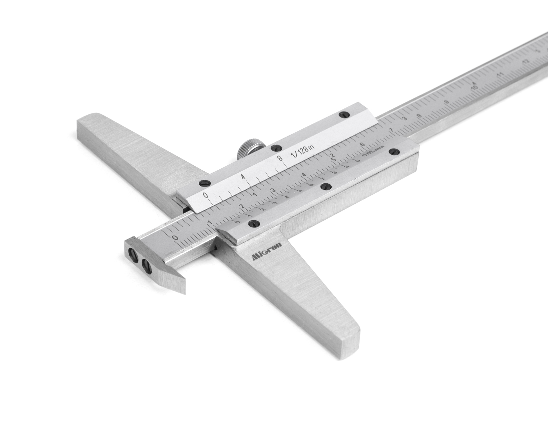 Штангенглубиномер ШГ- 200 0,05 с толщиномером Микрон