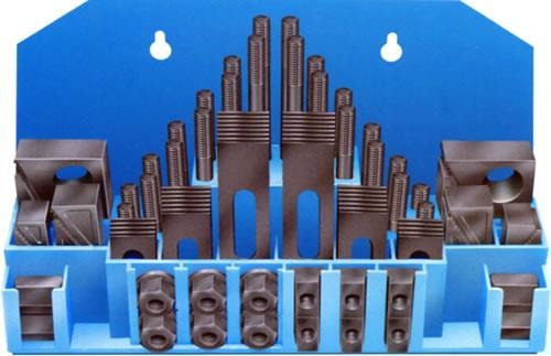 Набор станочных прихватов из 58 шт. (М14, паз 16мм)