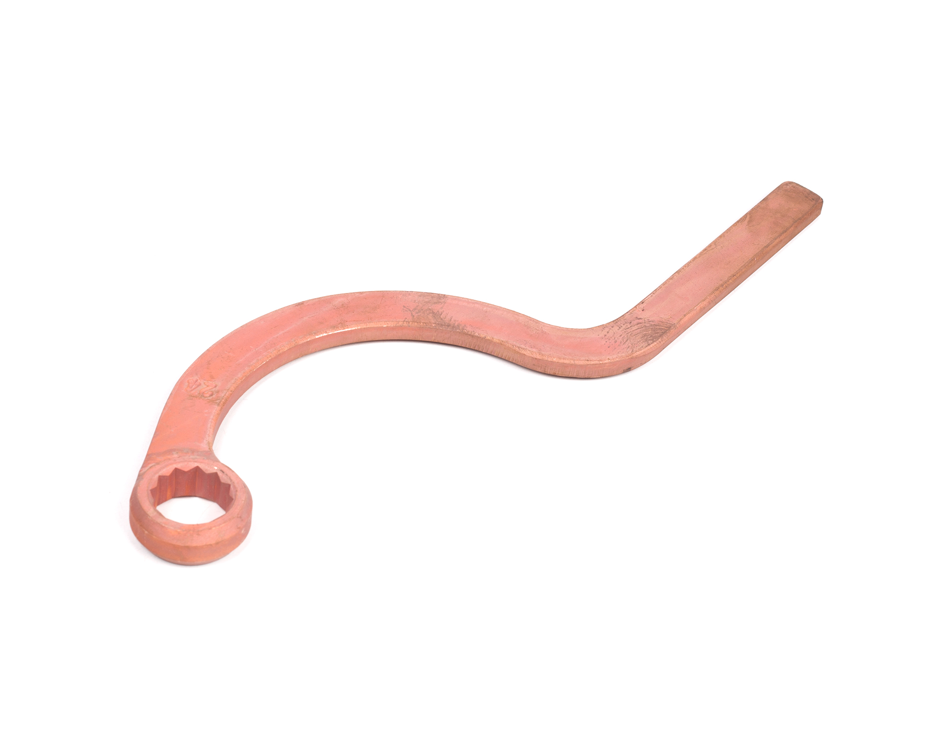 Ключ накидной серповидный 24 мм омеднение