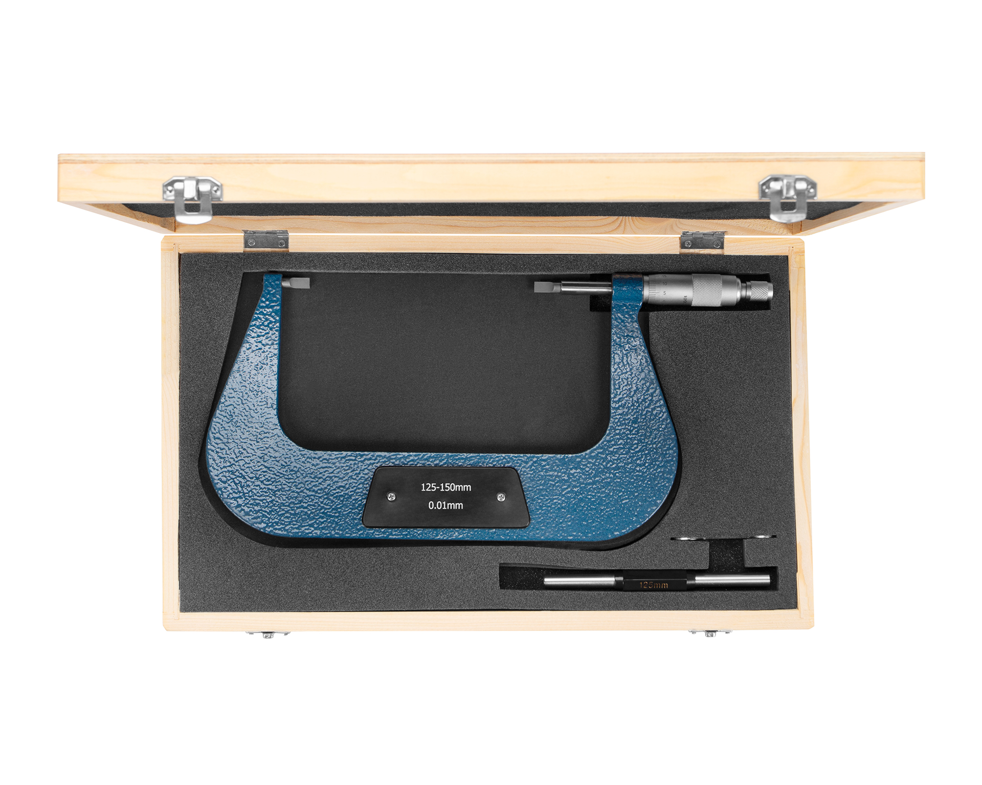 Микрометр трубный МК-НП- 150 0,01 с 2-мя ножевидными пяткaми SHAN