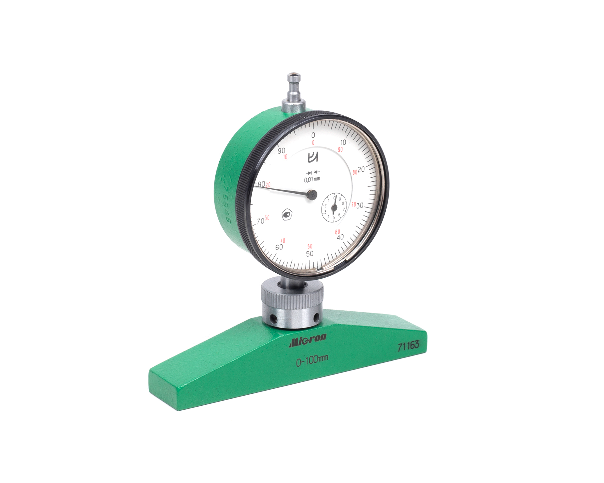 Глубиномер индикаторный ГИ-100 мм 0.01 с поверкой Микрон PRO