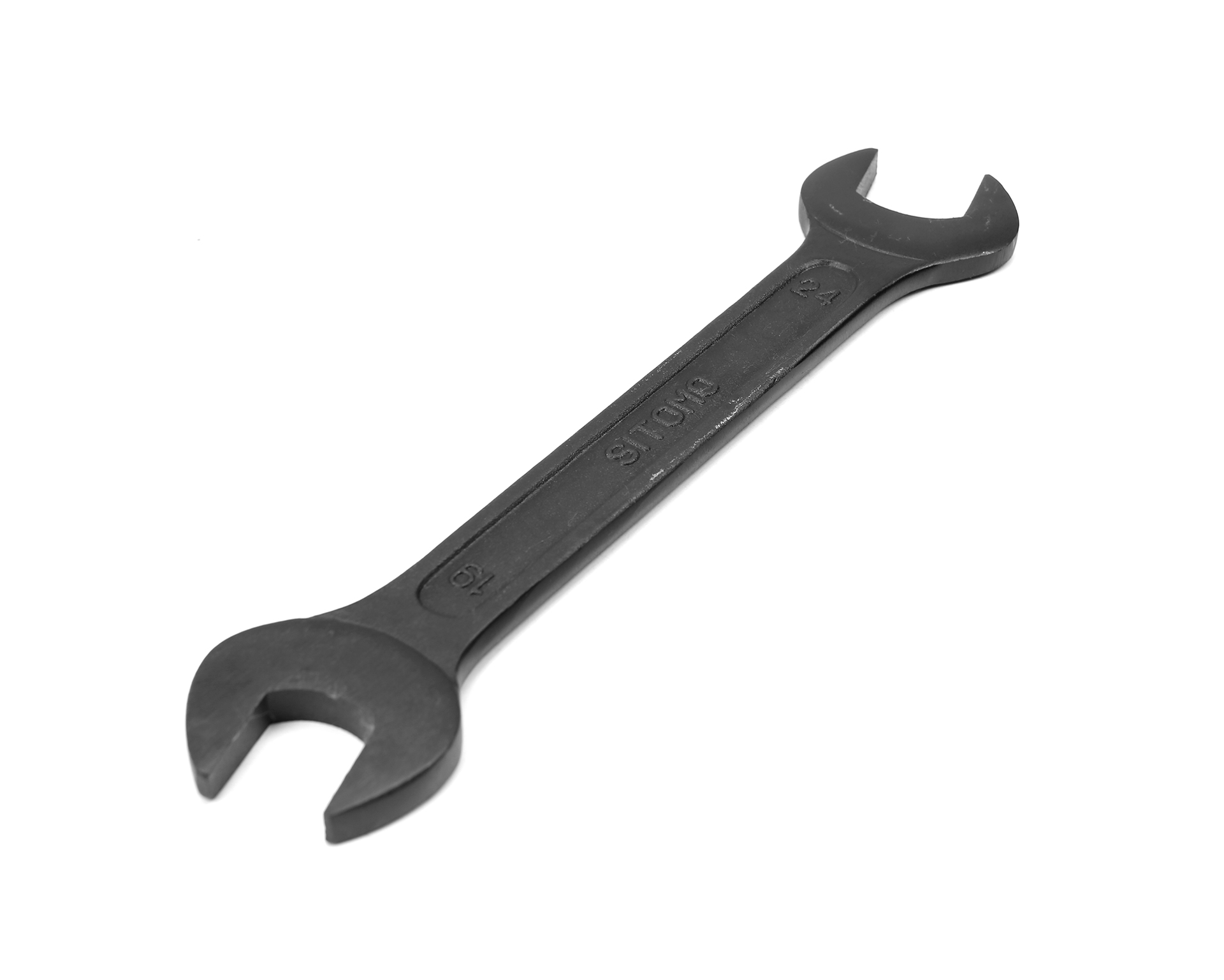 Ключ гаечный рожковый двусторонний 19х24 мм оксидирование SITOMO (7811-0466)