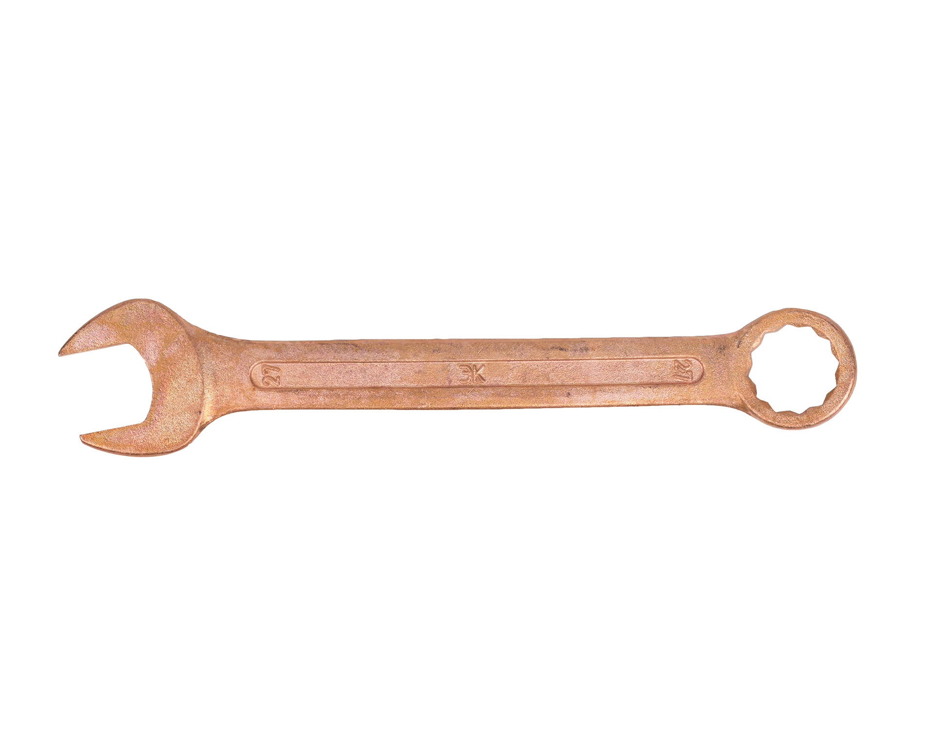 Ключ гаечный комбинированный 27х27 мм омеднение