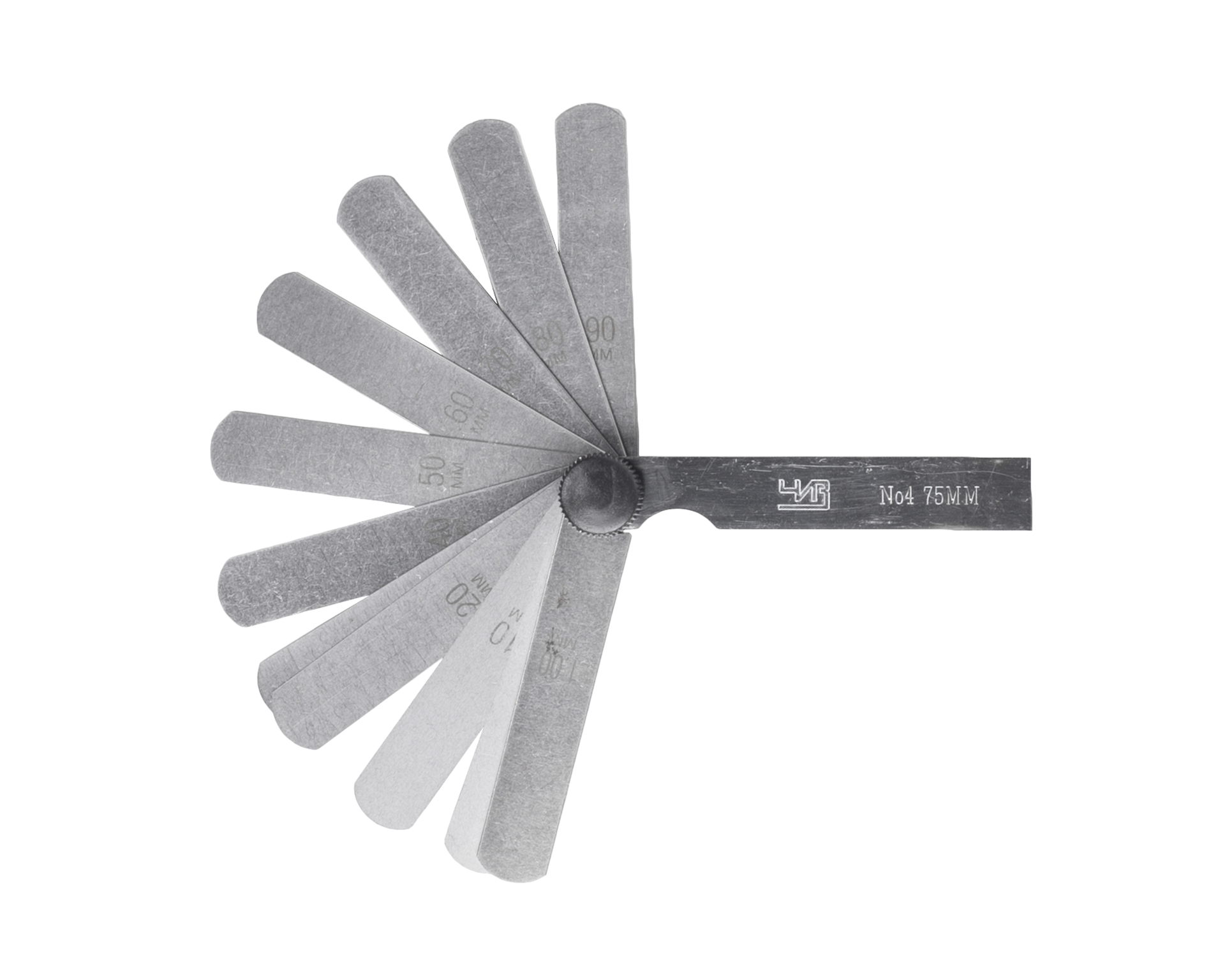 Набор щупов N4 0,1-1 L= 70 с калибровкой ЧИЗ