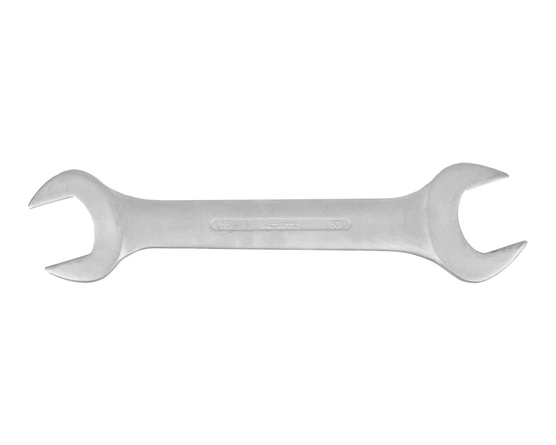 Ключ гаечный (рожковый) двусторонний 55х60 хром. HORTZ (7811-0048)