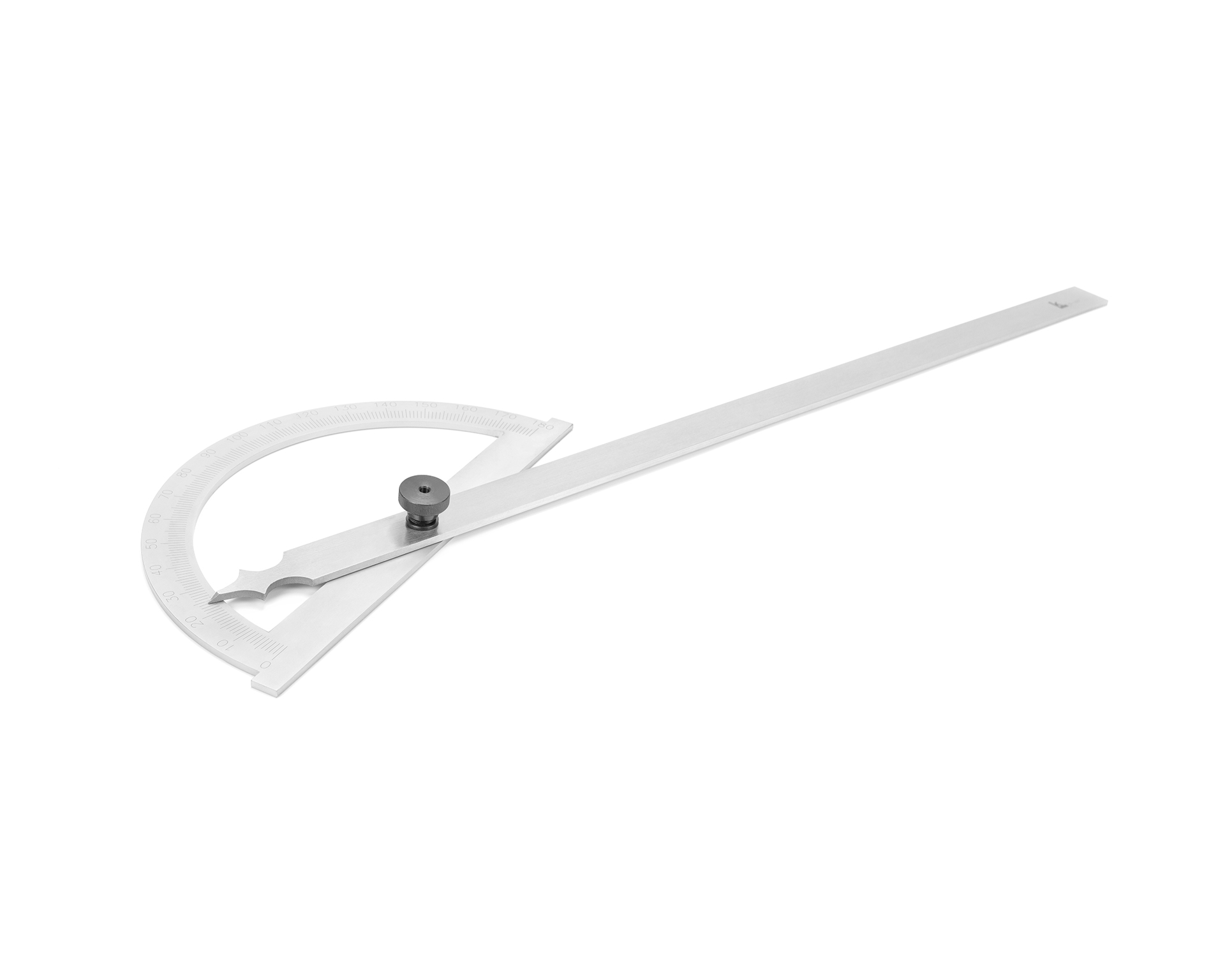 Угломер нониусный 0-180° (300х600мм, 1°) транспортир