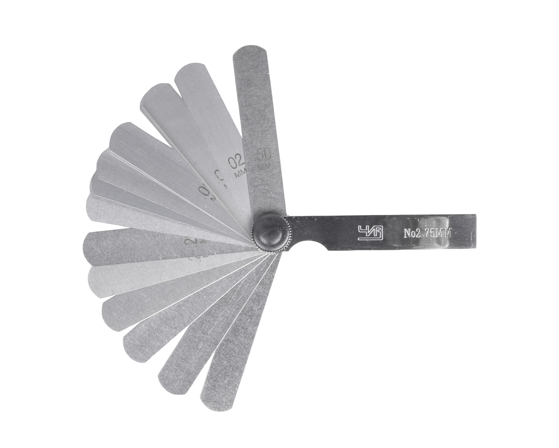 Набор щупов N2 0,02-0,5 L= 75 ЧИЗ