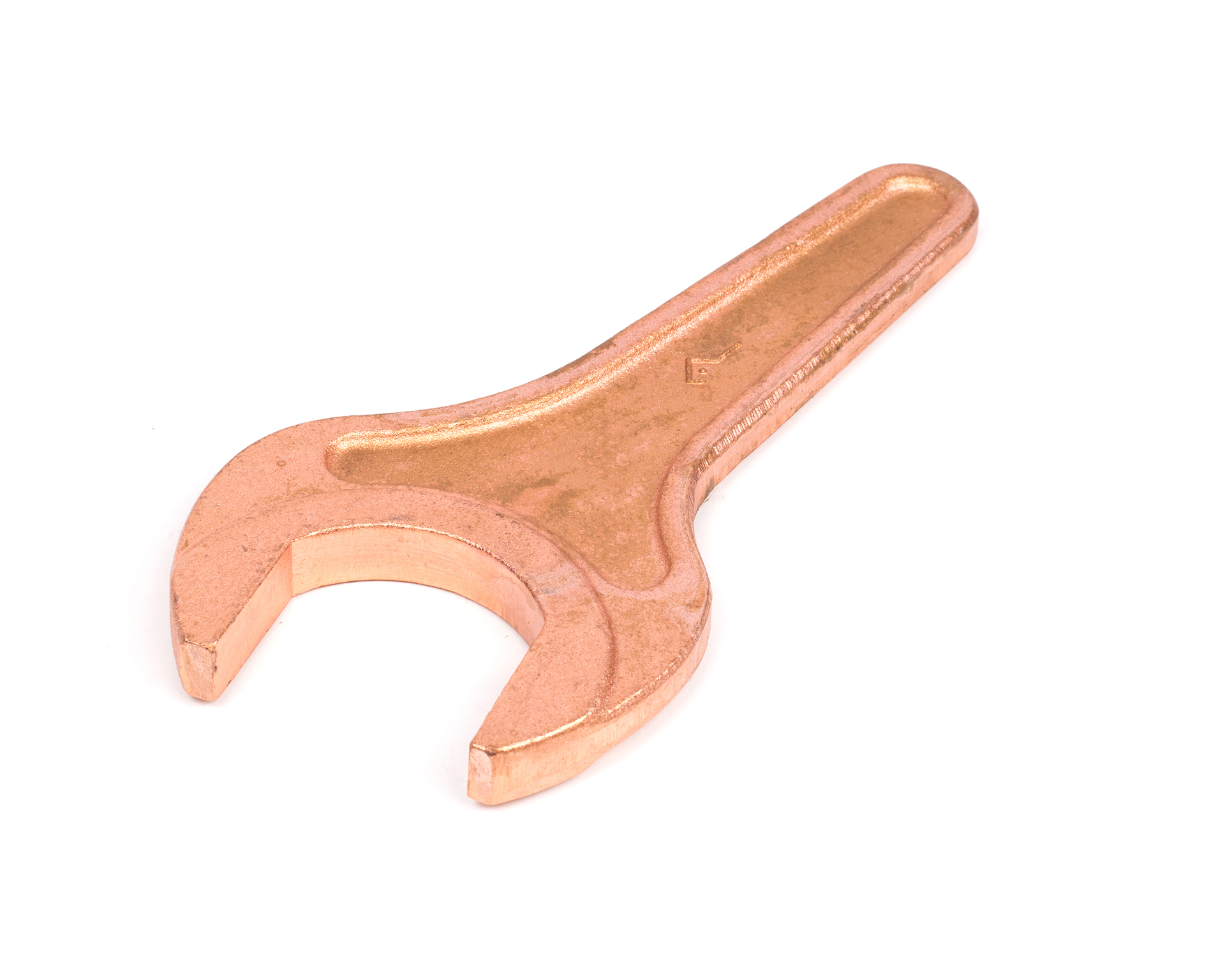 Ключ гаечный рожковый односторонний 75 мм омеднение