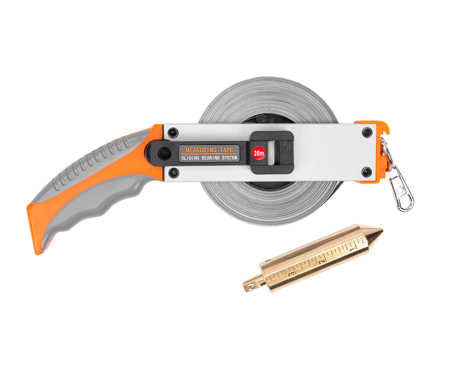 Рулетка 20м с лотом нерж.сталь кл.2 Р20Н2Г тип 3