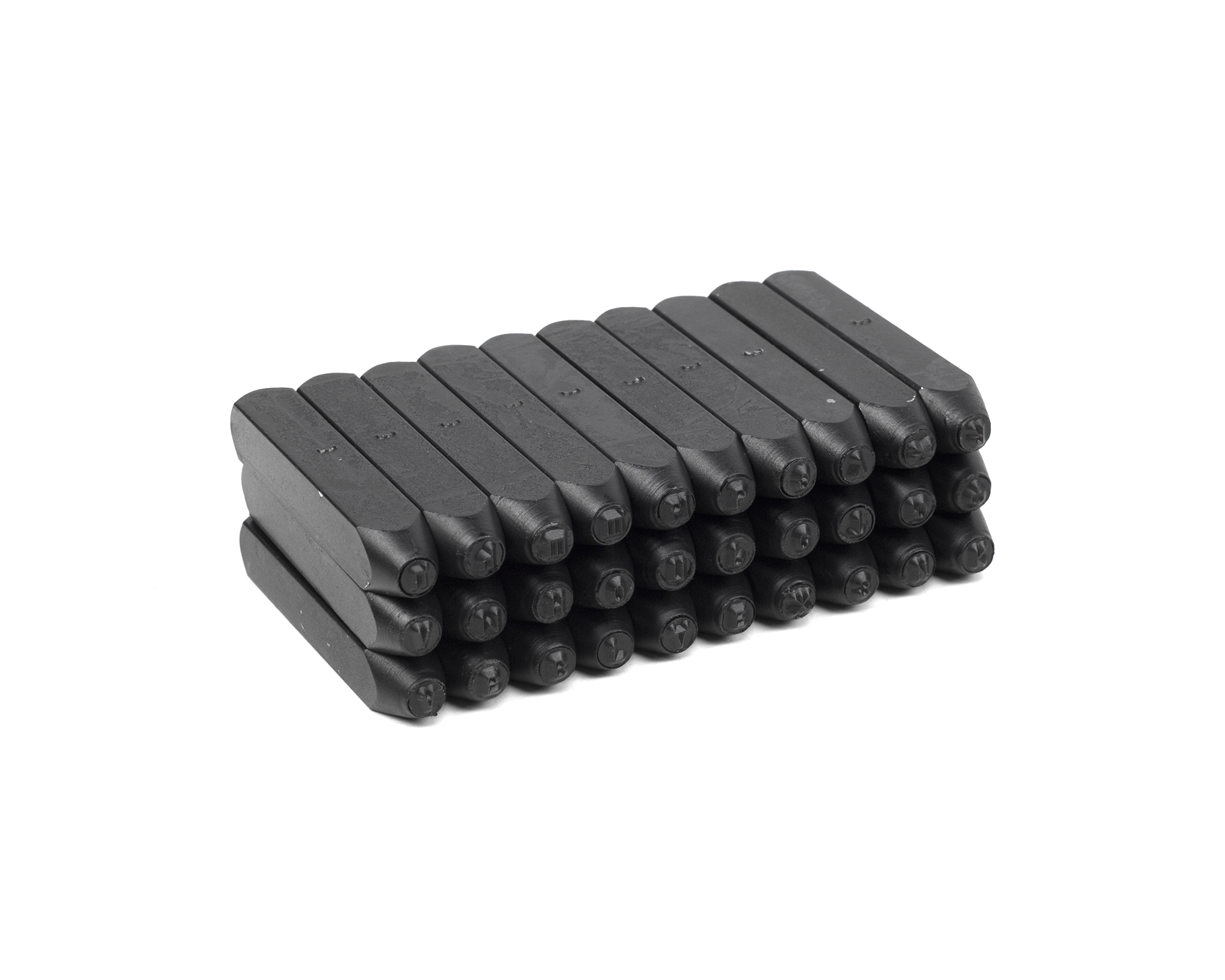 Клейма ударные буквенные № 2 стальные набор 30 предметов размер 60 мм КОБ