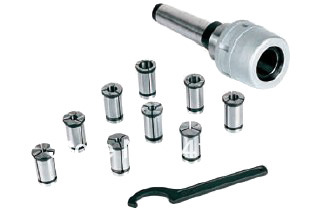 Патрон фрезерный КМ2 с набором цанг из 11шт.(4-25мм)