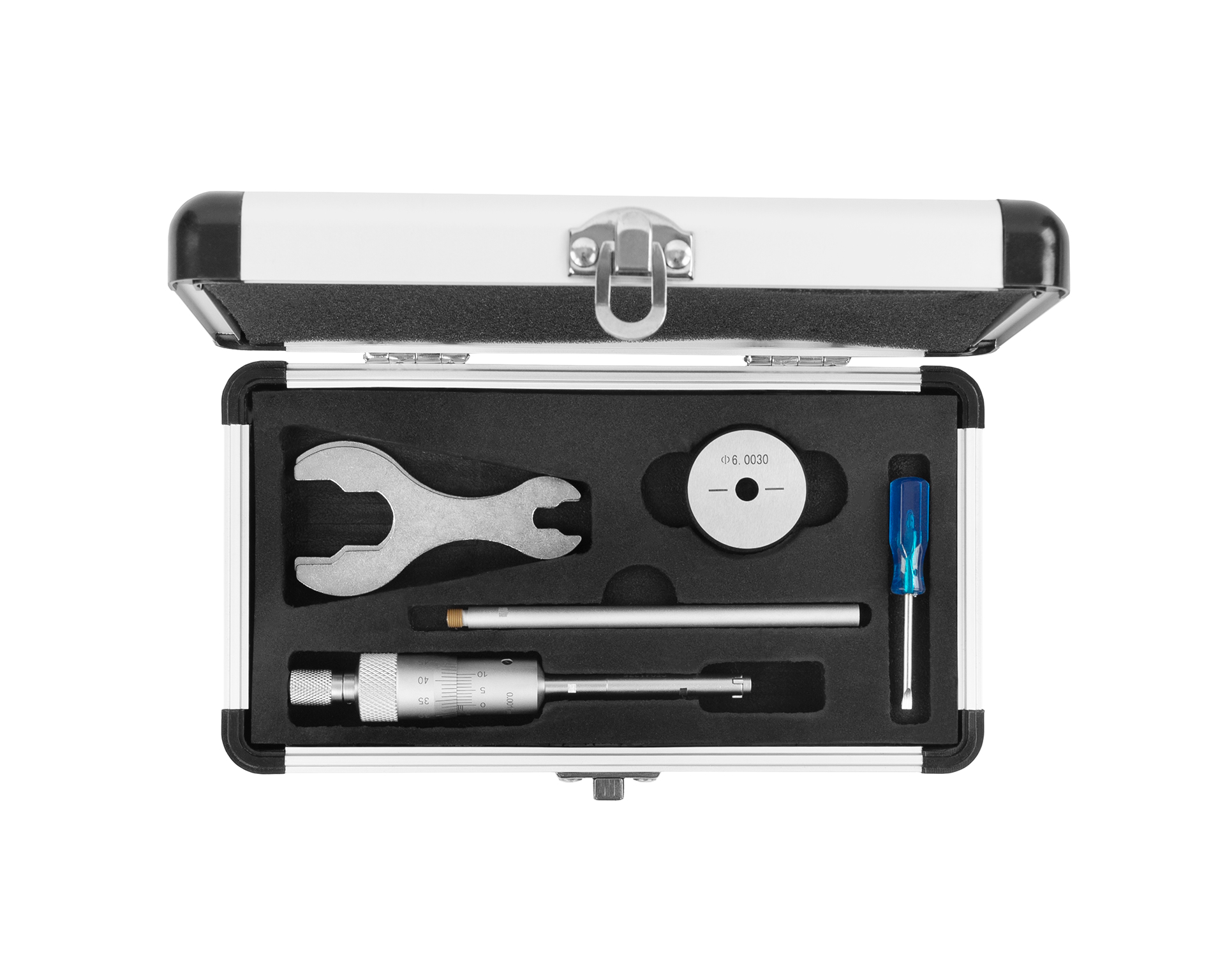 Нутромер микрометрический 3-точечный 6-8 0,001 у/к SHAN