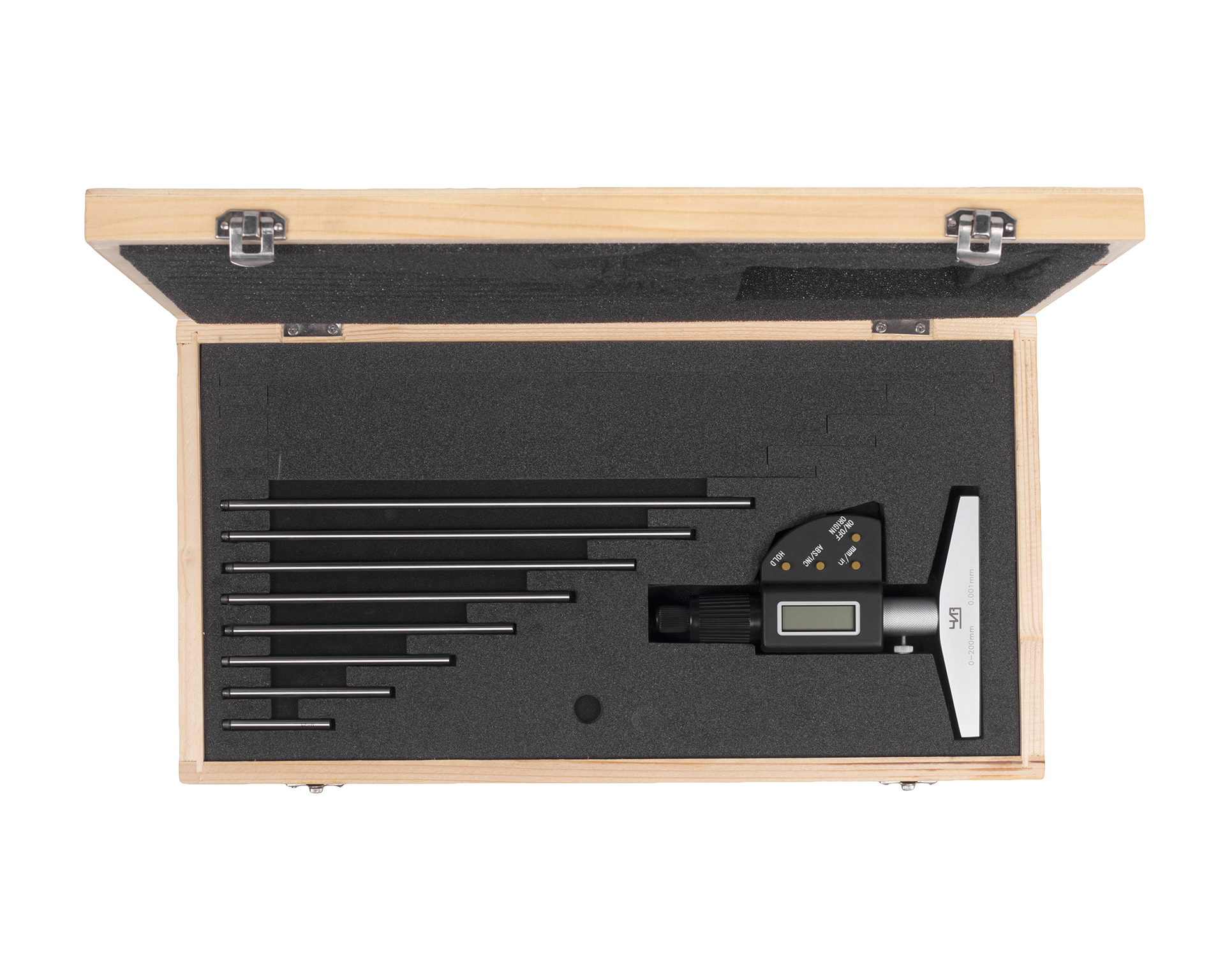 Глубиномер микрометрический цифровой ГМЦ-200 мм 0,001 электронный ЧИЗ