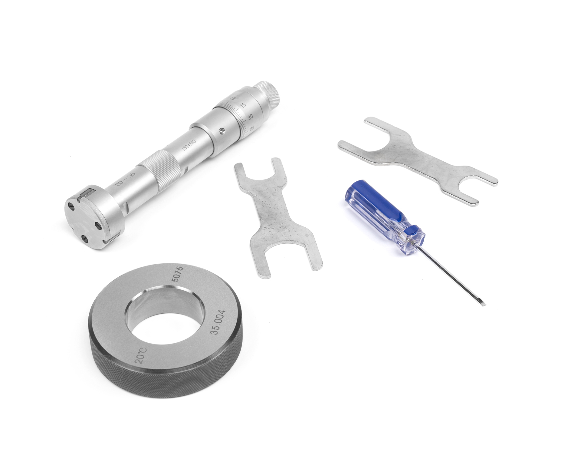 Нутромер микрометрический 3-точечный 30-35 0,005 у/к Микрон