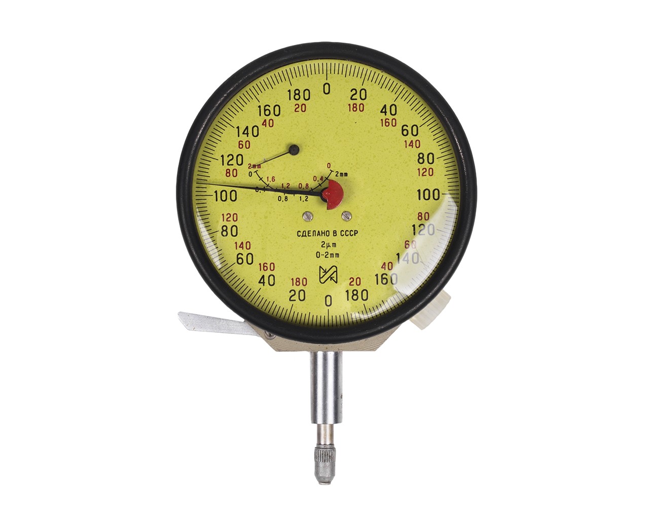 Индикатор рычажный многооборотный 2МИГ 0-2 0,002 ИЗМЕРОН