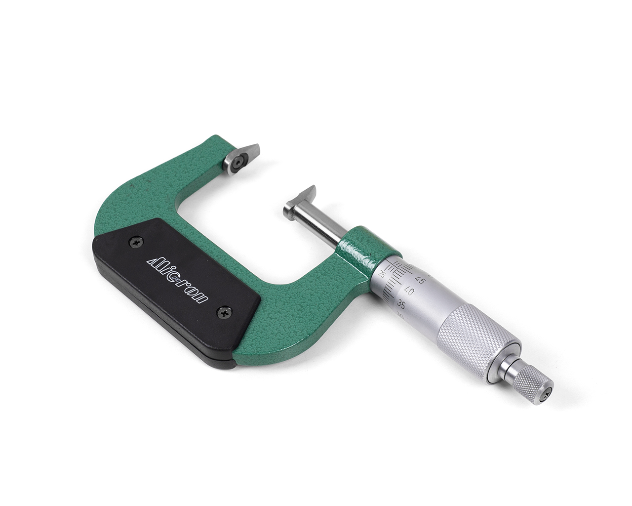 Микрометр зубомерный МЗ-УС-50 0,01 с усеченными пяткой и винтом Микрон