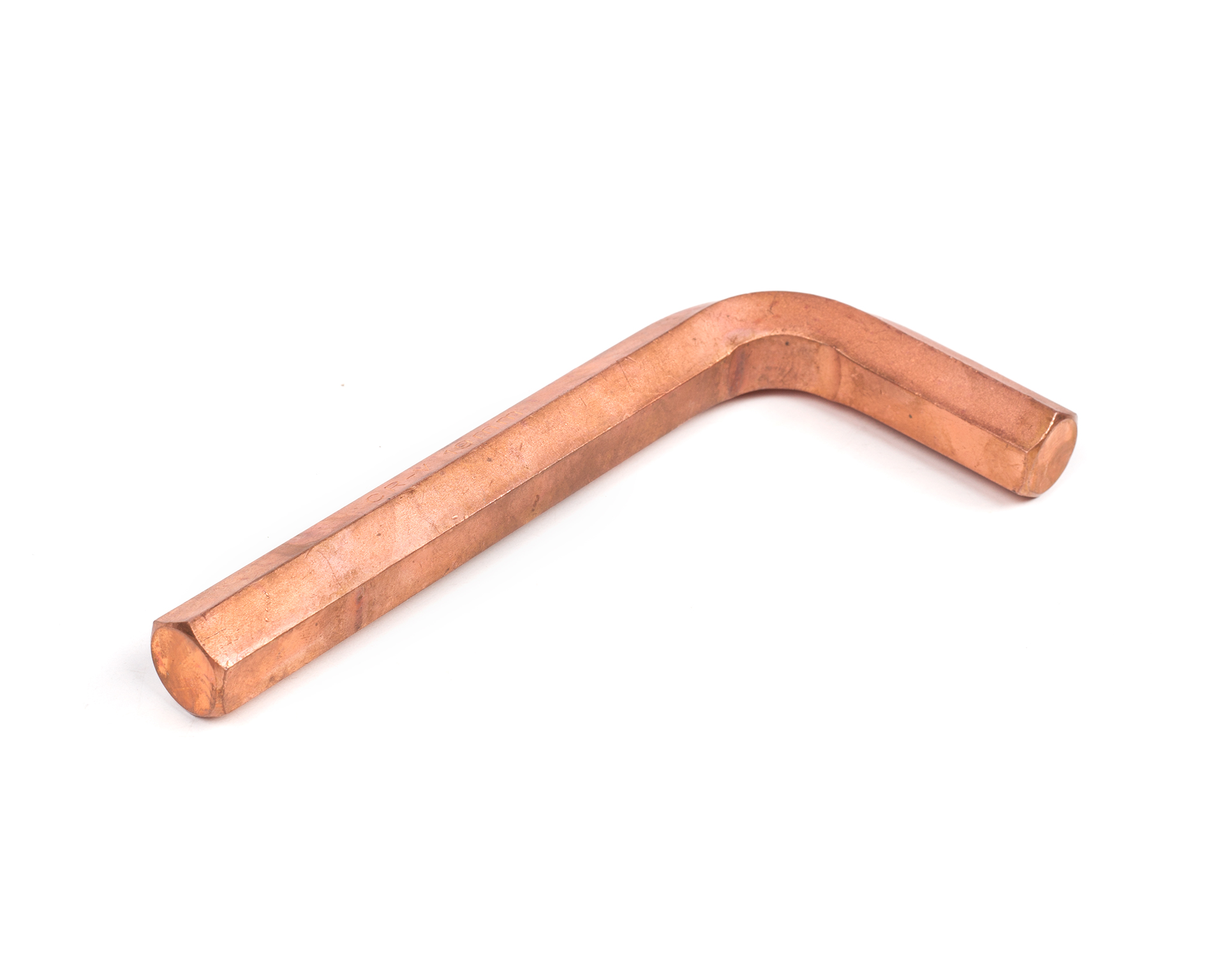 Ключ шестигранный изогнутый 24 мм омеднение