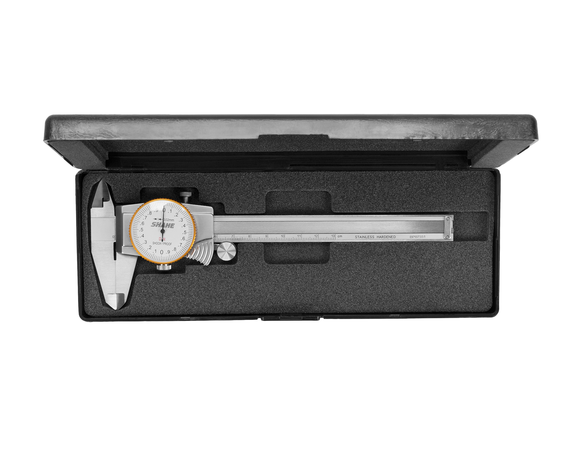 Штангенциркуль ШЦК-1-125 0,02 с круговой шкалой губки 40мм SHAHE