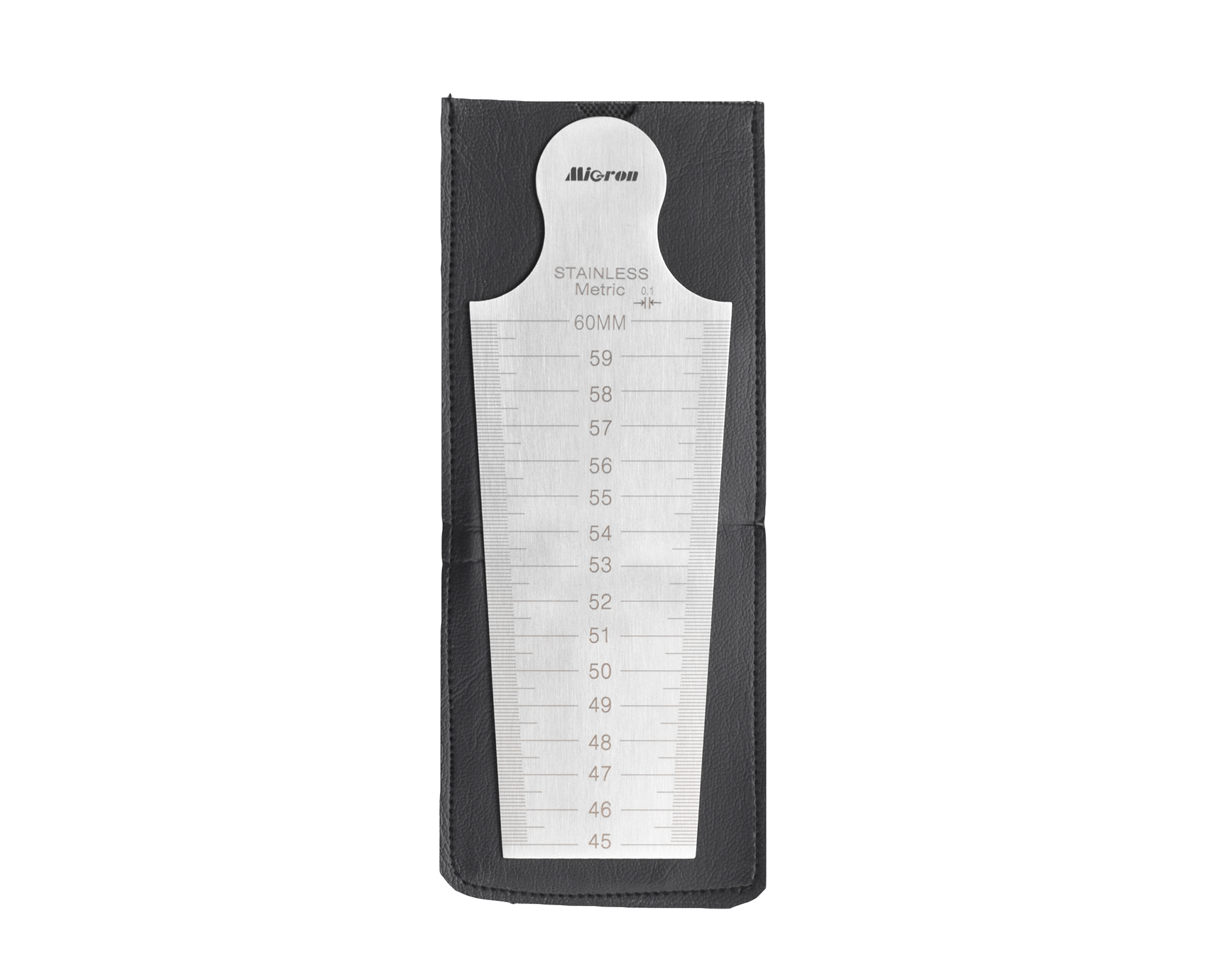 Шаблон сварщика WG 13 (45-60мм) нержавеющая сталь Микрон